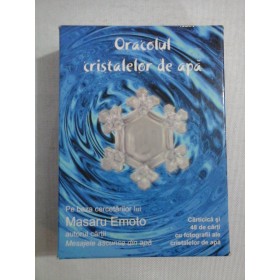ORACOLUL CRISTALELOR DE APA - MASARU EMOTO ( carticica si 48 carti )